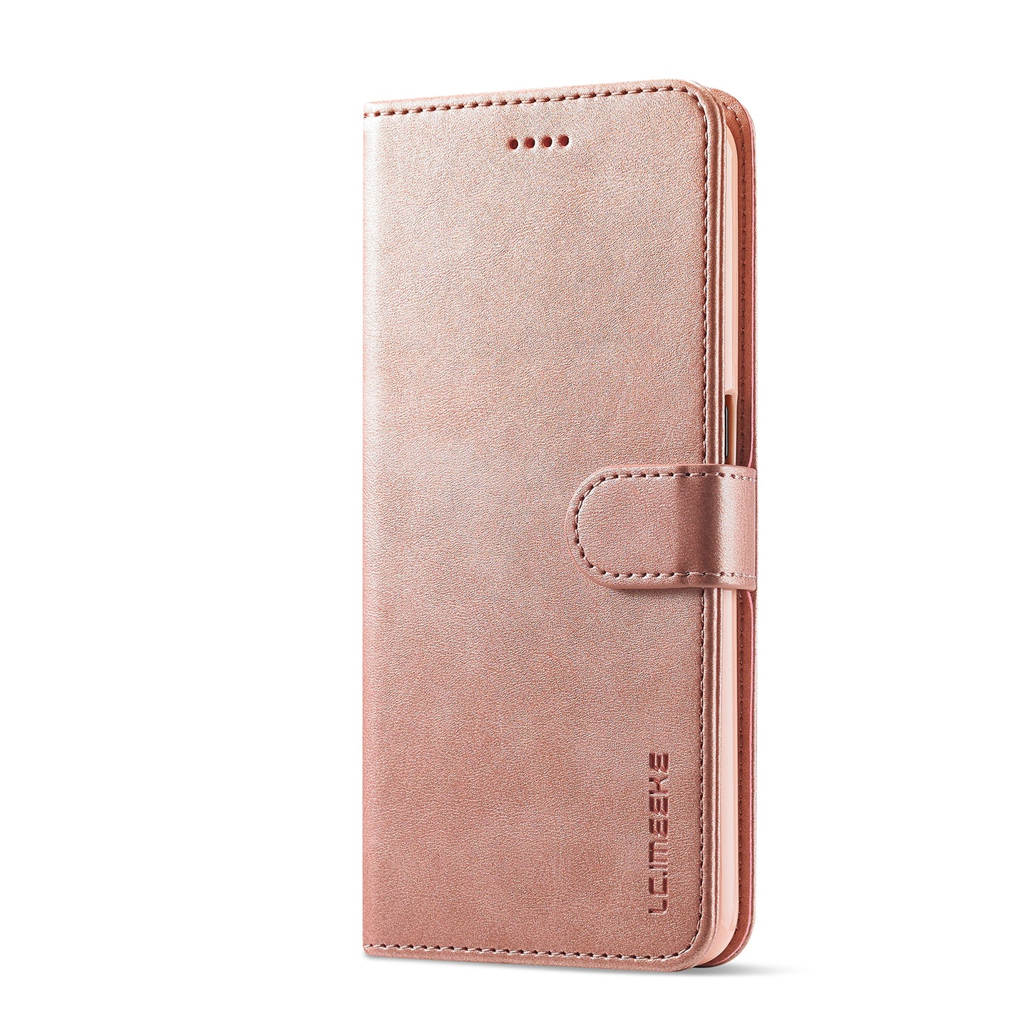 LC.IMEEKE Strong Auto-Absorbed Business Style Leather Phone Cover Shell for Oppo Reno4 Z 5G / Oppo A92s