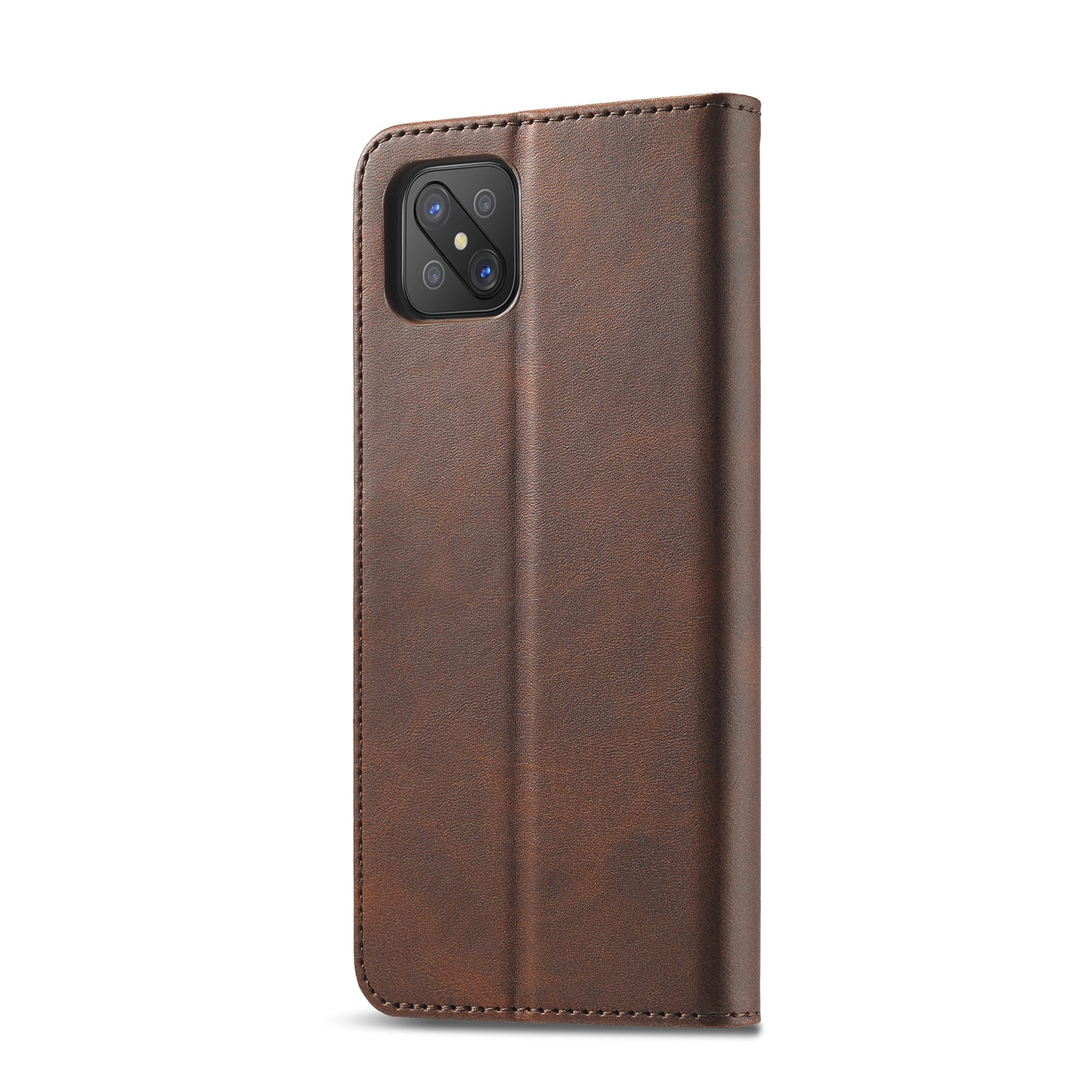 LC.IMEEKE Strong Auto-Absorbed Business Style Leather Phone Cover Shell for Oppo Reno4 Z 5G / Oppo A92s