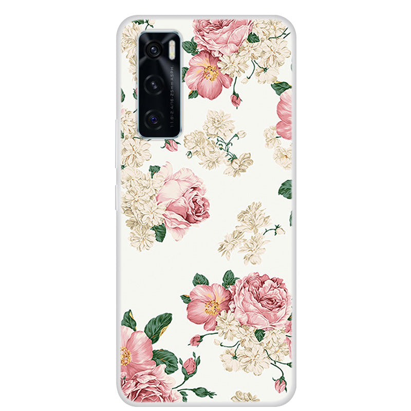 Soft TPU Phone Cover Protective Case with Pattern Printing for vivo Y70 2020 / vivo V20 SE