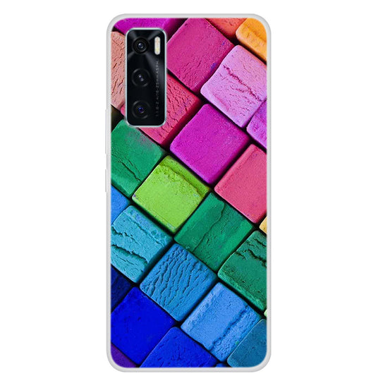 Soft TPU Phone Cover Protective Case with Pattern Printing for vivo Y70 2020 / vivo V20 SE