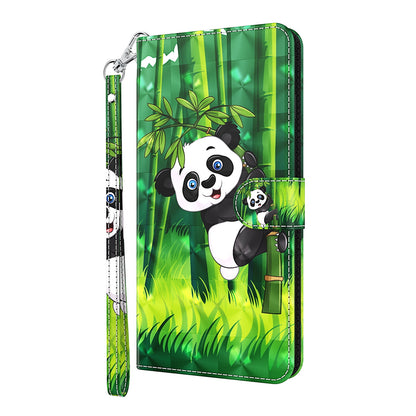 Pattern Printing Wallet Stand PU Leather Phone Protection Cover Shell for Oppo Reno4 Z 5G / A92s