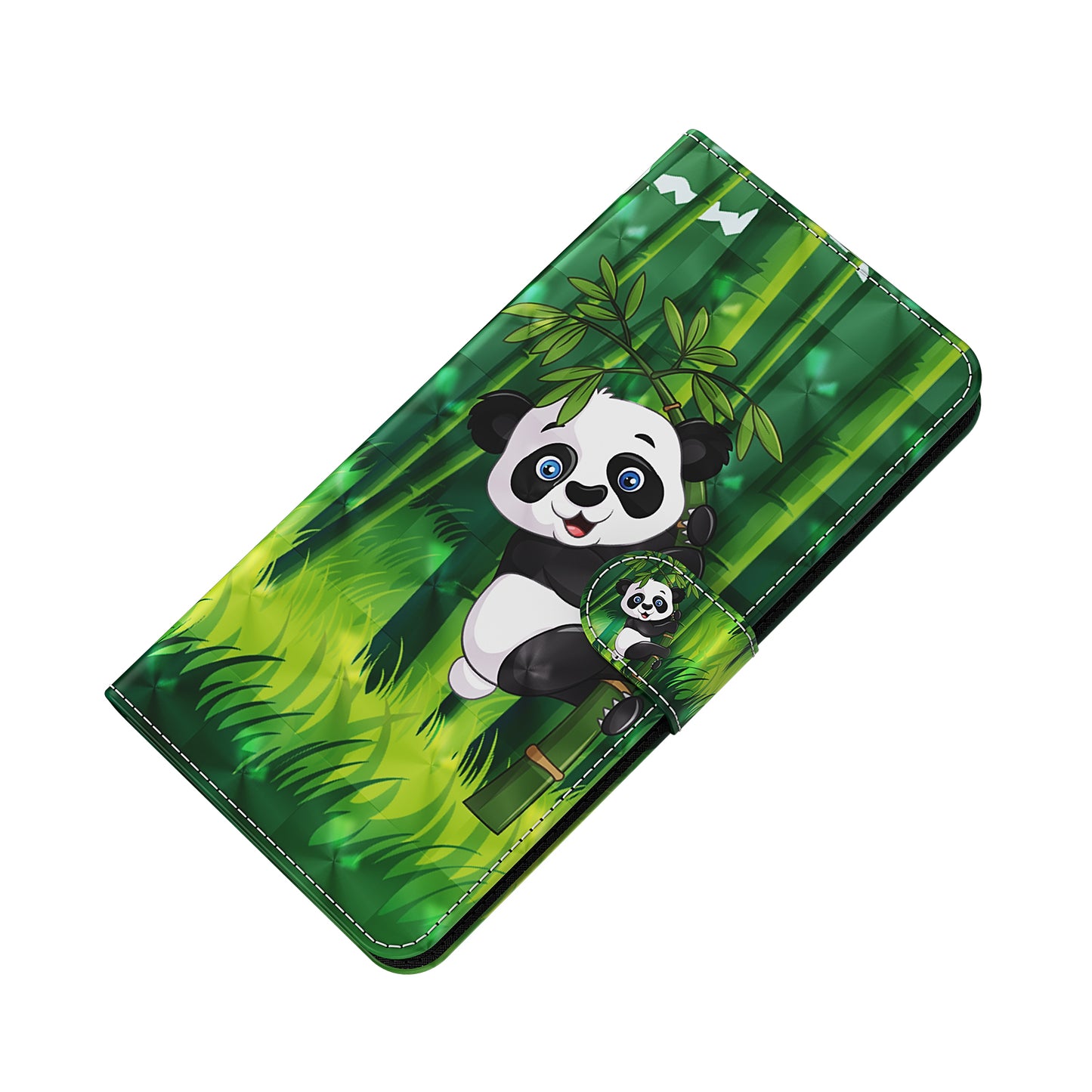 Pattern Printing Wallet Stand PU Leather Phone Protection Cover Shell for Oppo Reno4 Z 5G / A92s