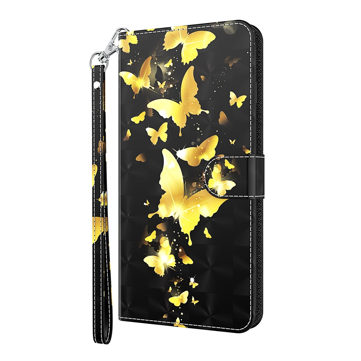 Pattern Printing Wallet Stand PU Leather Phone Protection Cover Shell for Oppo Reno4 Z 5G / A92s