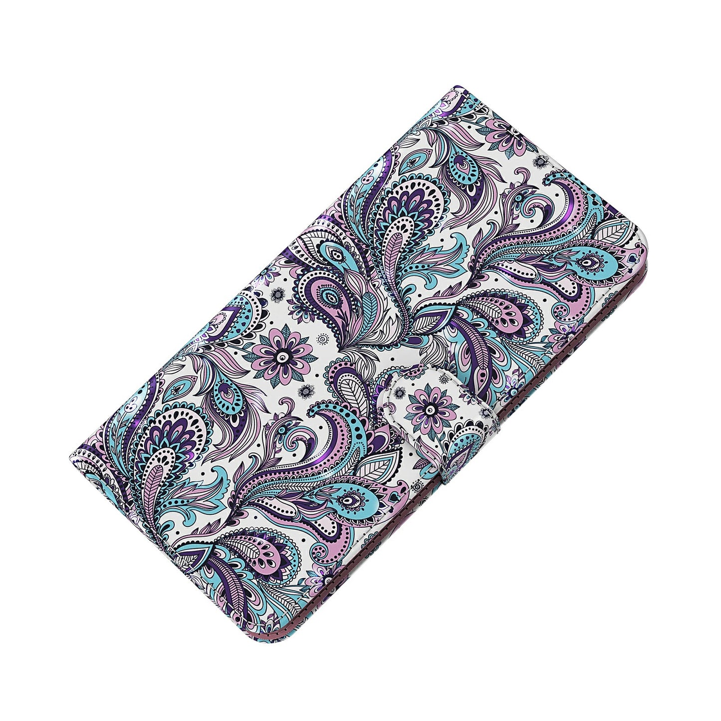 Pattern Printing Wallet Stand PU Leather Phone Protection Cover Shell for Oppo Reno4 Z 5G / A92s