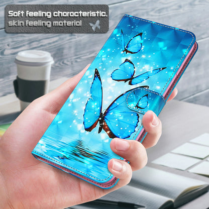 Pattern Printing Wallet Stand PU Leather Phone Protection Cover Shell for Oppo Reno4 Z 5G / A92s