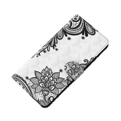 Pattern Printing Wallet Stand PU Leather Phone Protection Cover Shell for Oppo Reno4 Z 5G / A92s