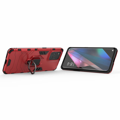 Cool Guard PC + TPU Combo Kickstand Hybrid Phone Cover Case for Oppo Find X3/X3 Pro