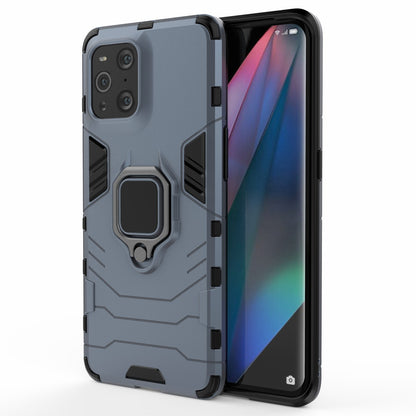 Cool Guard PC + TPU Combo Kickstand Hybrid Phone Cover Case for Oppo Find X3/X3 Pro