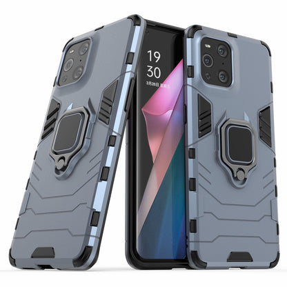 Cool Guard PC + TPU Combo Kickstand Hybrid Phone Cover Case for Oppo Find X3/X3 Pro