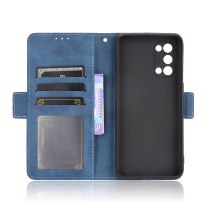 Leather Wallet Protective Case with Multiple Card Slots for Oppo Reno5 4G / Reno5 K / Reno5 5G / Find X3 Lite Stand Function Phone Cover