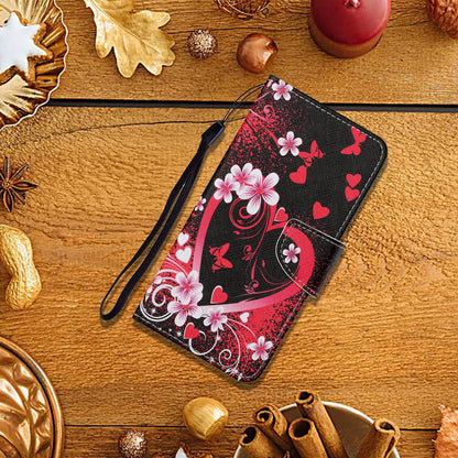 Full Protection Pattern Printing Cross Texture PU Leather Phone Cover Case with Stand for OPPO A15