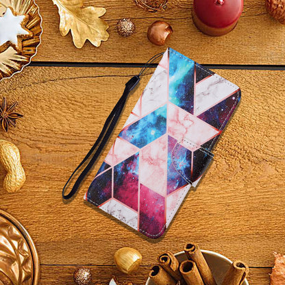 Full Protection Pattern Printing Cross Texture PU Leather Phone Cover Case with Stand for OPPO A15