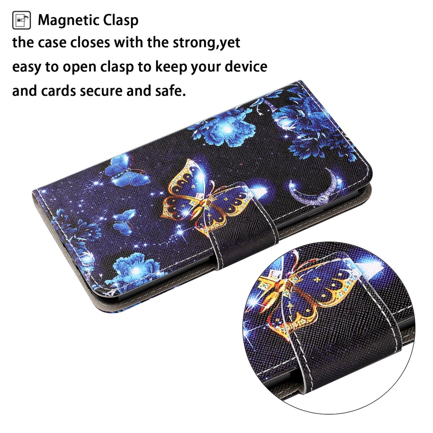 Full Protection Pattern Printing Cross Texture PU Leather Phone Cover Case with Stand for OPPO A15