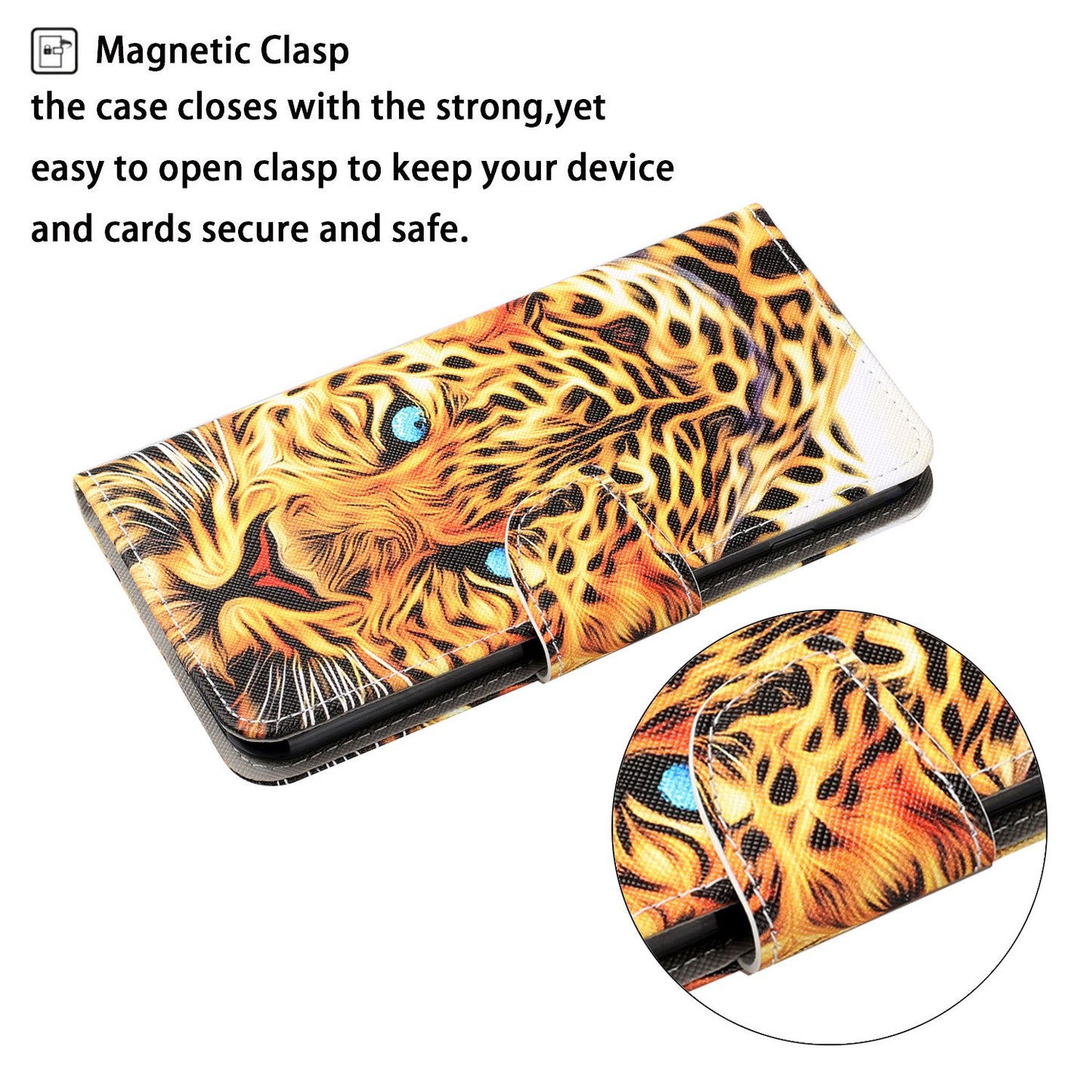 Full Protection Pattern Printing Cross Texture PU Leather Phone Cover Case with Stand for OPPO A15