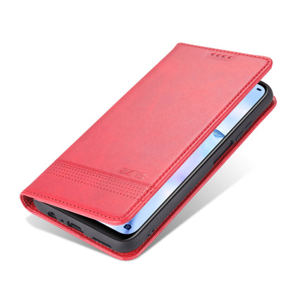 AZNS Stand Wallet Auto-absorbed Magnetic Leather Case for vivo Y72 5G / iQOO Z3