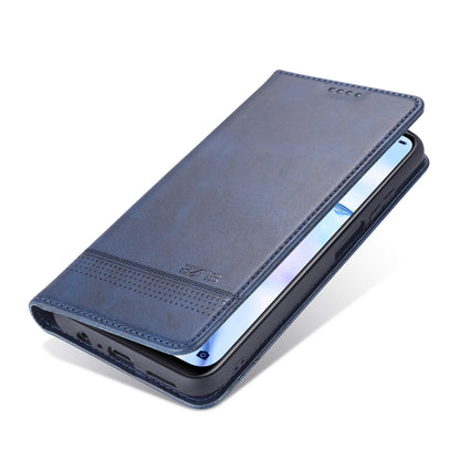 AZNS Stand Wallet Auto-absorbed Magnetic Leather Case for vivo Y72 5G / iQOO Z3