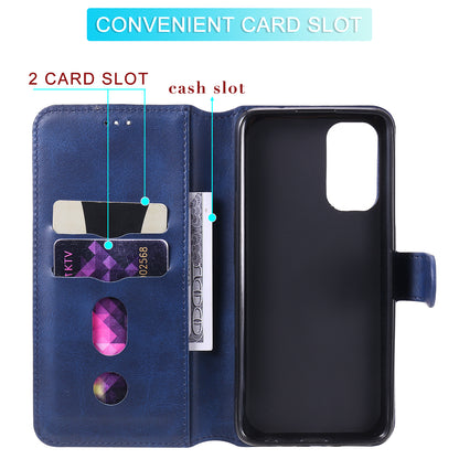 Full Protection Wallet Stand Flip Leather Phone Case for Oppo Reno5 K/Reno5 4G/Reno5 5G/Find X3 Lite