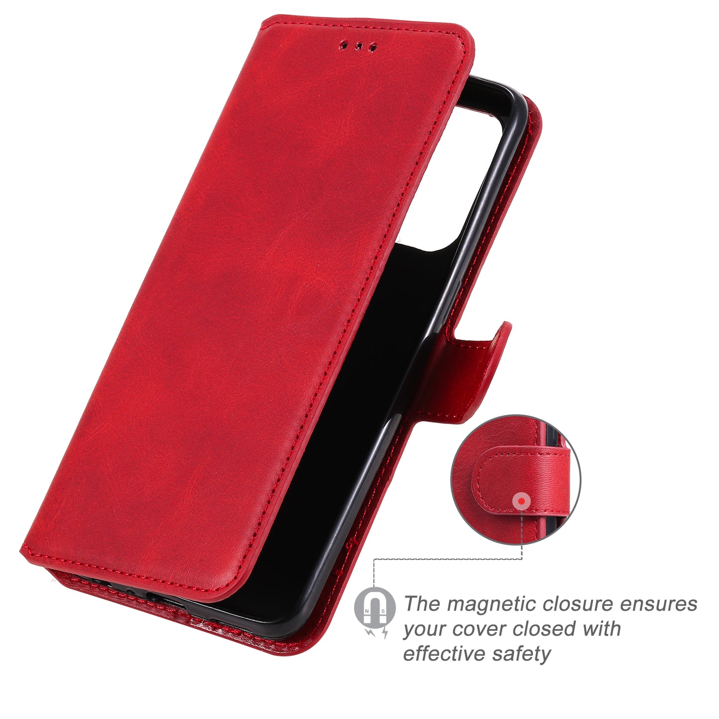 Full Protection Wallet Stand Flip Leather Phone Case for Oppo Reno5 K/Reno5 4G/Reno5 5G/Find X3 Lite