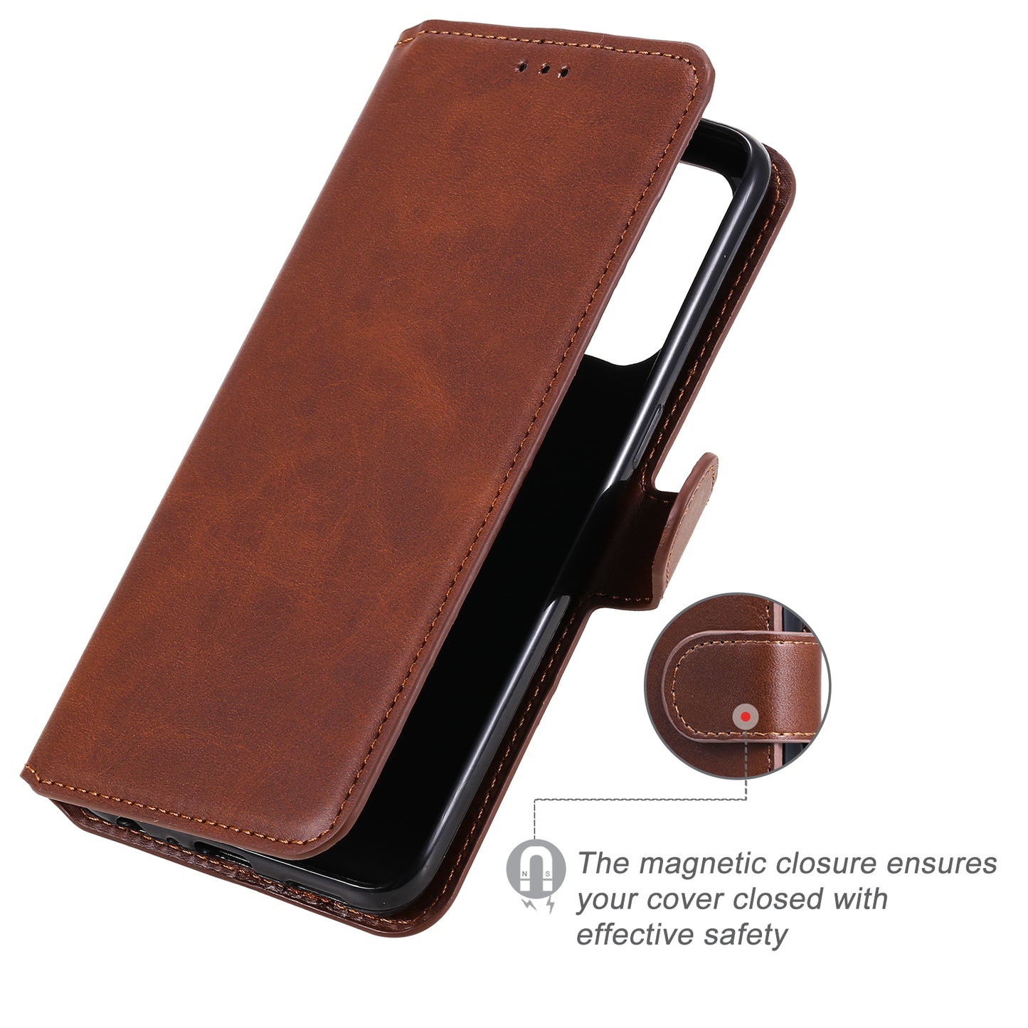 Full Protection Wallet Stand Flip Leather Phone Case for Oppo Reno5 K/Reno5 4G/Reno5 5G/Find X3 Lite