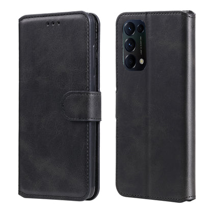 Full Protection Wallet Stand Flip Leather Phone Case for Oppo Reno5 K/Reno5 4G/Reno5 5G/Find X3 Lite