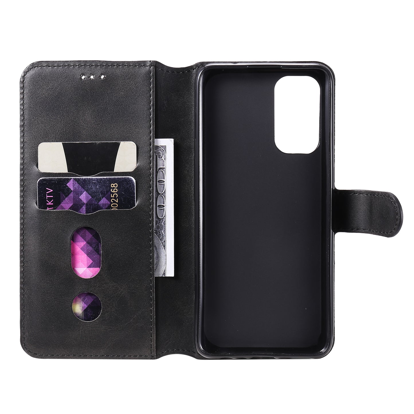 Full Protection Wallet Stand Flip Leather Phone Case for Oppo Reno5 K/Reno5 4G/Reno5 5G/Find X3 Lite