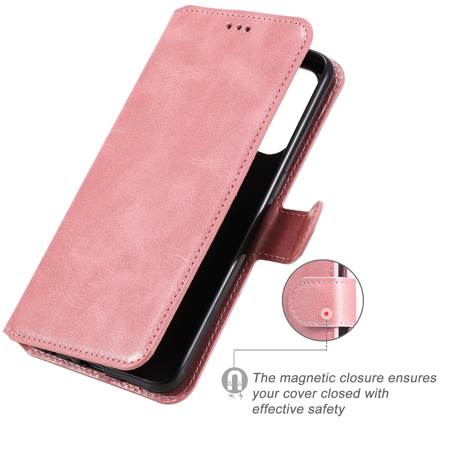 Full Protection Wallet Stand Flip Leather Phone Case for Oppo Reno5 K/Reno5 4G/Reno5 5G/Find X3 Lite