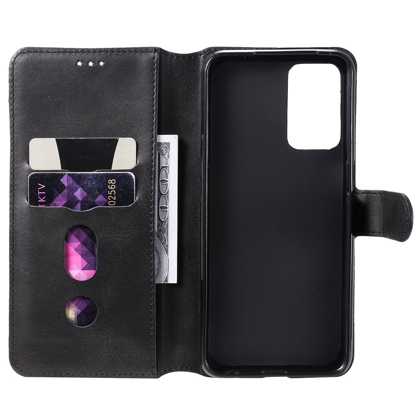 Wallet Stand Flip Leather Phone Case for Oppo A54 4G/A55 5G/Realme V11 5G