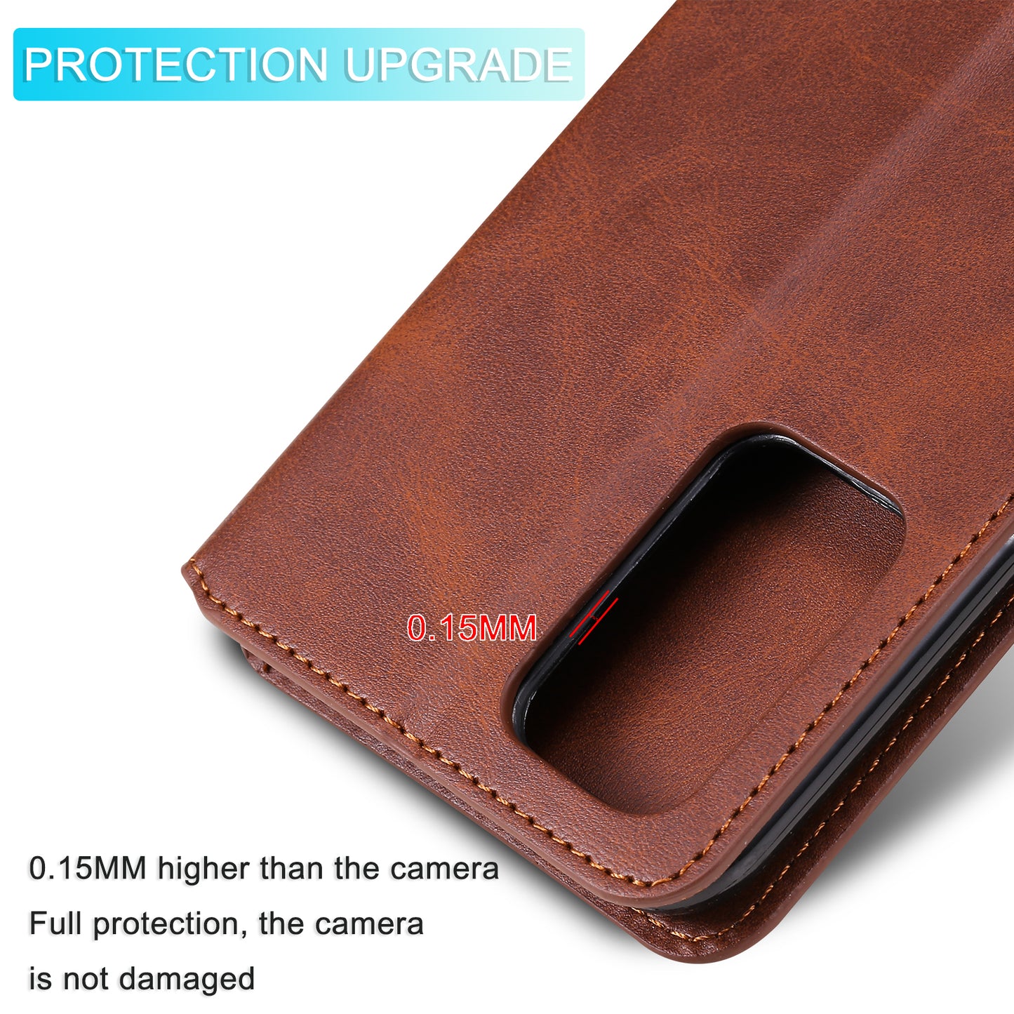 Wallet Stand Flip Leather Phone Case for Oppo A54 4G/A55 5G/Realme V11 5G