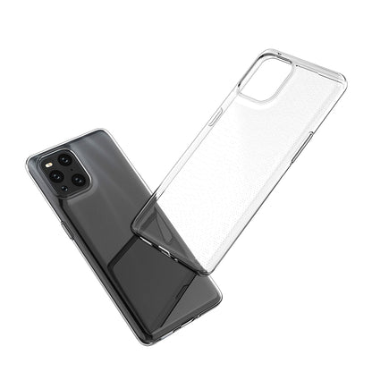 Crystal Clear Ultra Thin TPU Phone Protective Case for Oppo Find X3 Pro