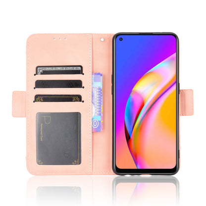 Multiple Card Slots Design Wallet Stand Leather Phone Case for Oppo A94 4G/F19 Pro 4G/Reno5 F/Reno5 Lite