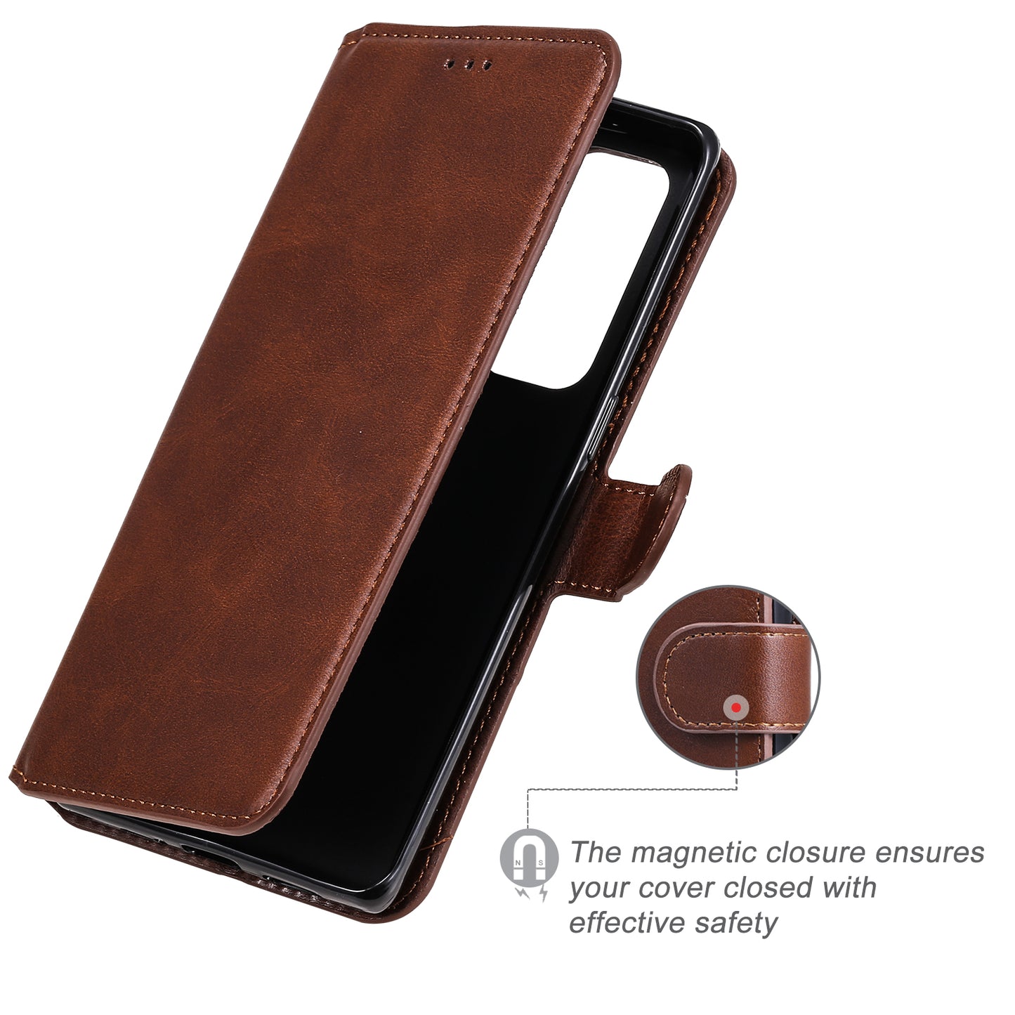 Wallet Stand Flip Leather Phone Case for Oppo Reno5 Pro+ 5G / Find X3 Neo