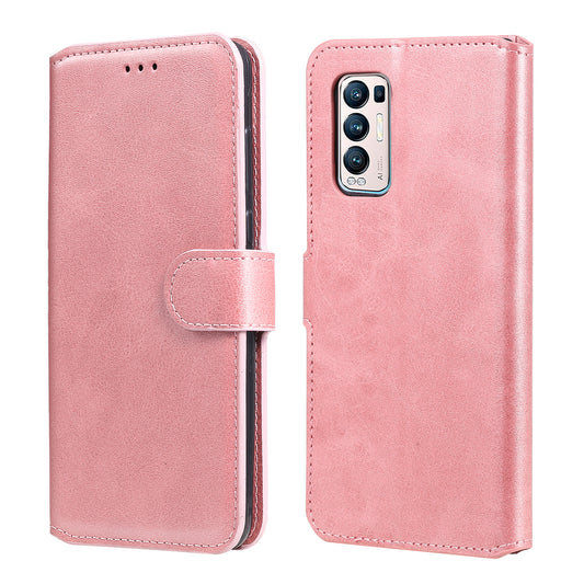 Wallet Stand Flip Leather Phone Case for Oppo Reno5 Pro+ 5G / Find X3 Neo