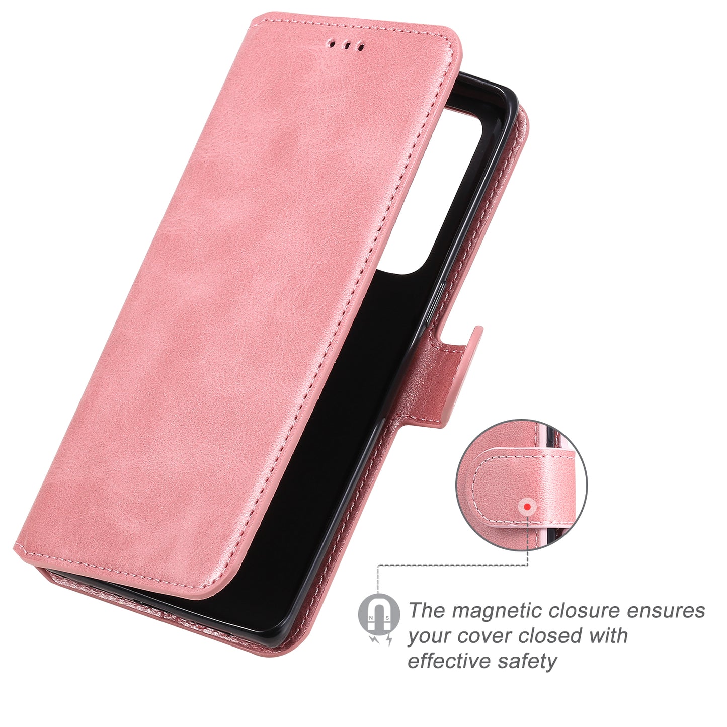 Wallet Stand Flip Leather Phone Case for Oppo Reno5 Pro+ 5G / Find X3 Neo