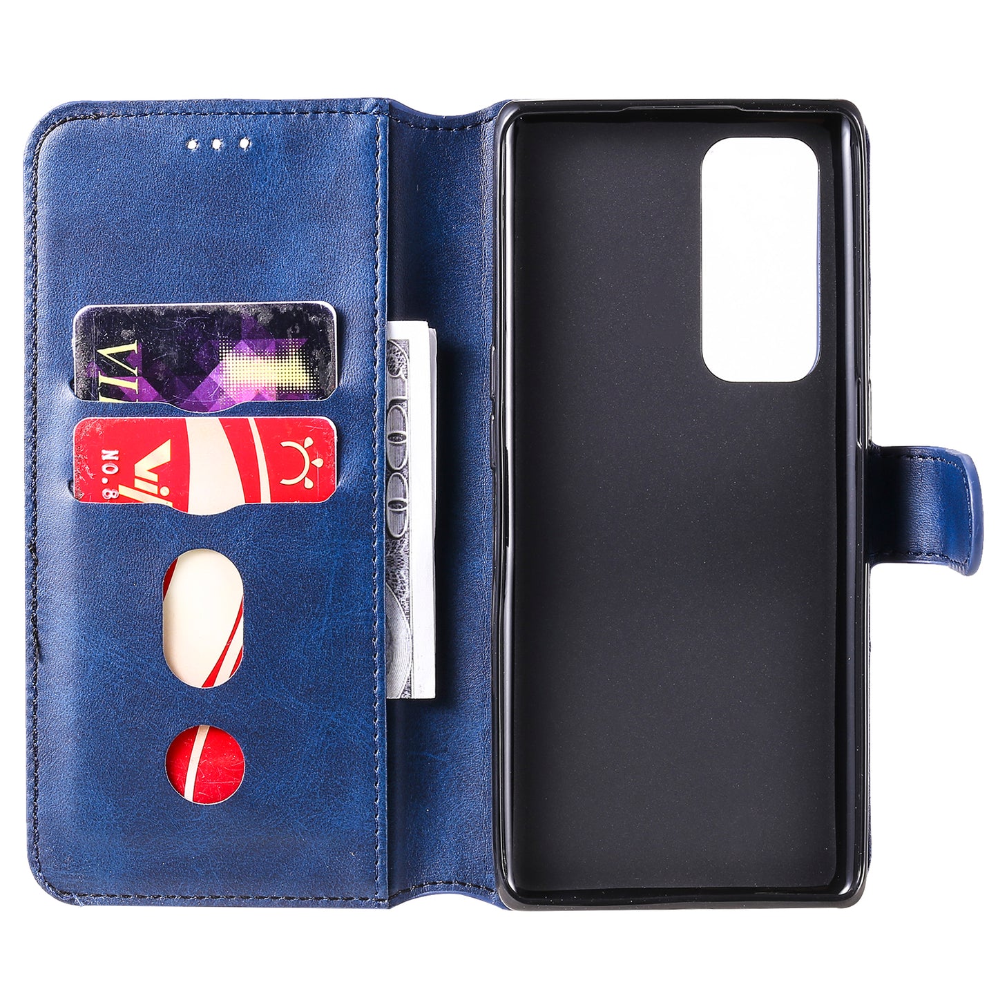 Wallet Stand Flip Leather Phone Case for Oppo Reno5 Pro+ 5G / Find X3 Neo