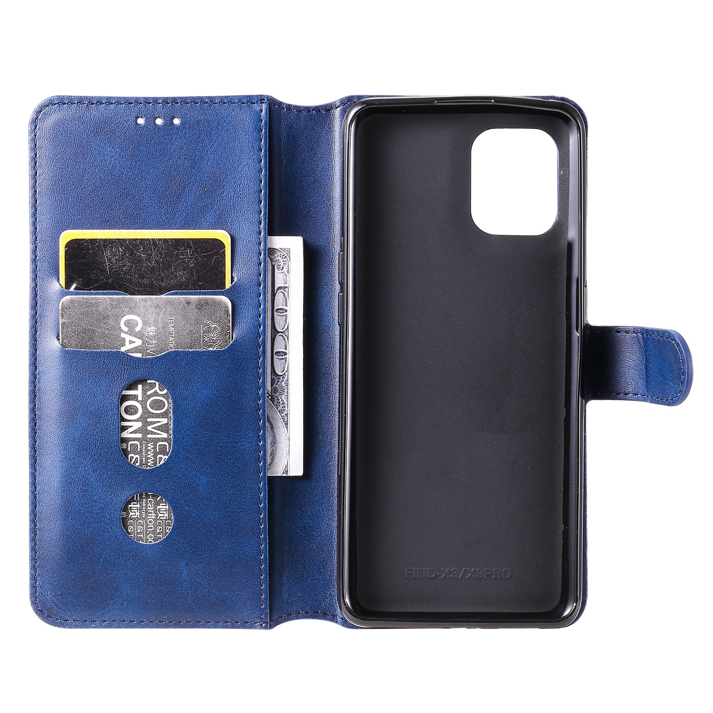 Wallet Stand Flip Leather Phone Case for Oppo Find X3 Pro / Oppo Find X3