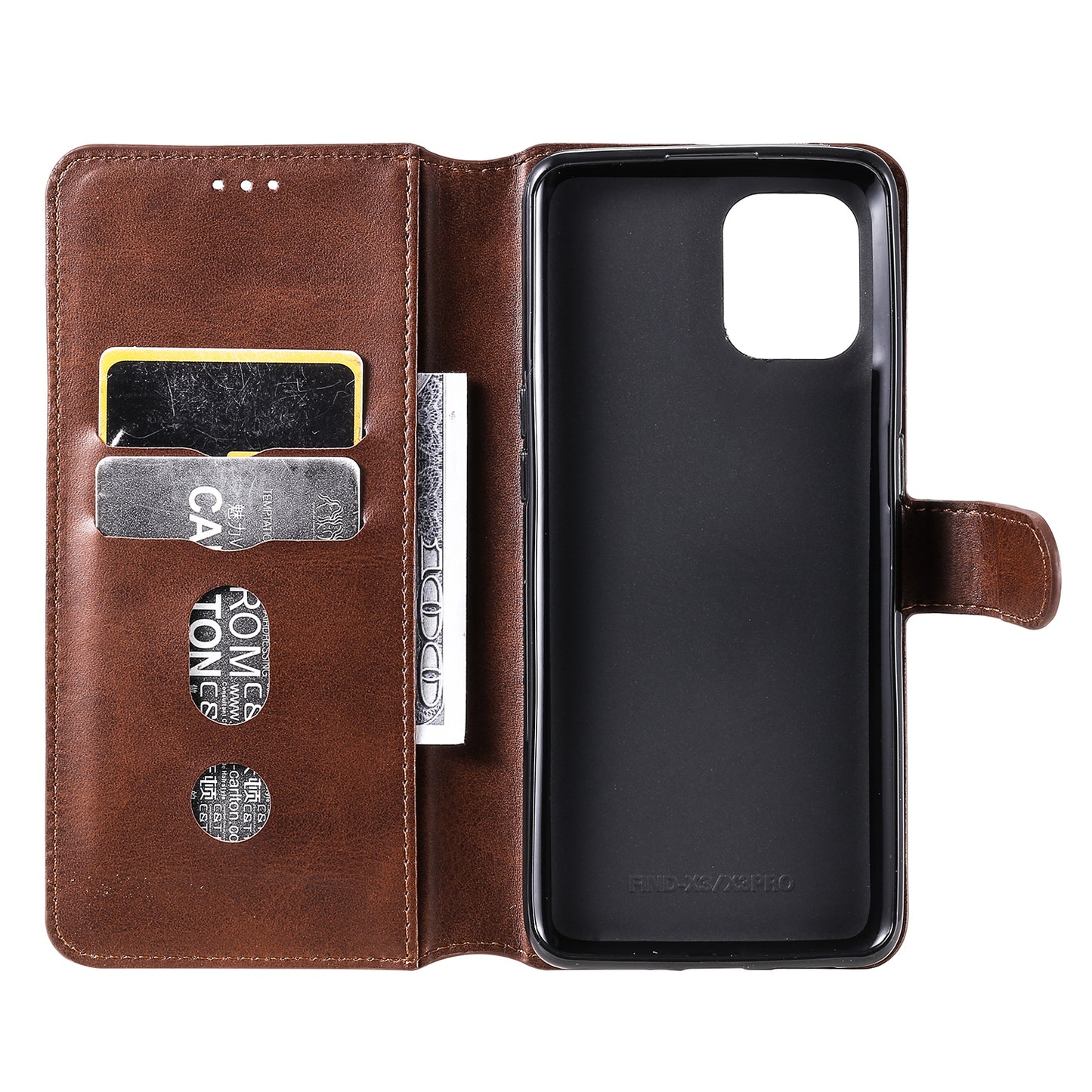 Wallet Stand Flip Leather Phone Case for Oppo Find X3 Pro / Oppo Find X3