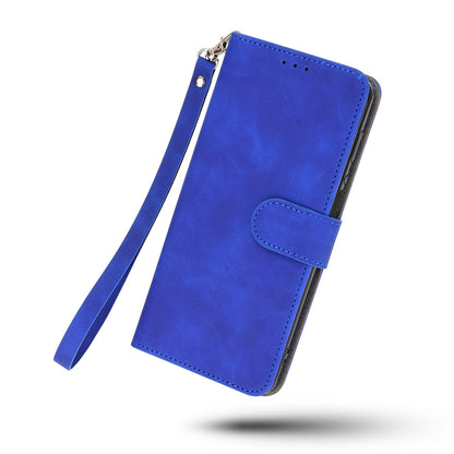 Skin-touch Feeling Leather Wallet Case Phone Cover with Supporting Stand for Oppo Find X3 Pro / Find X3