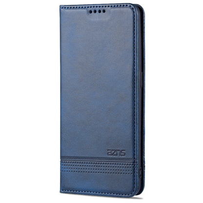 AZNS Auto-absorbed Magnetic Stand Wallet Design Leather Phone Cover Case for Oppo A94/F19 Pro/Reno5 Lite