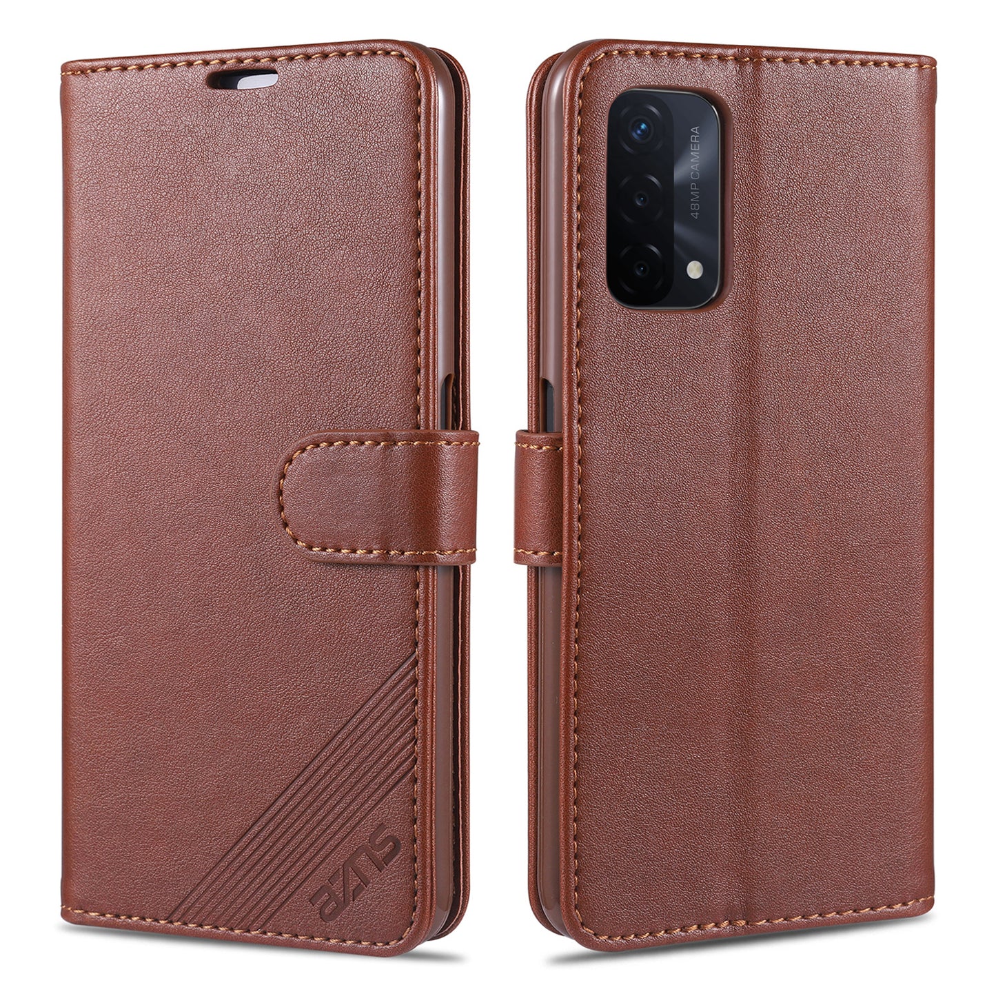 AZNS PU Leather Wallet Stand Mobile Phone Cover for Oppo A93 5G/A74 5G