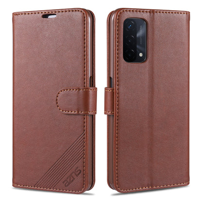 AZNS PU Leather Wallet Stand Mobile Phone Cover for Oppo A93 5G/A74 5G