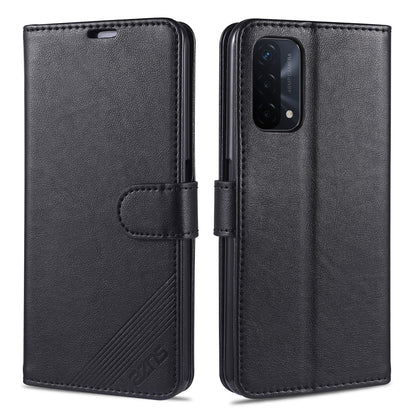 AZNS PU Leather Wallet Stand Mobile Phone Cover for Oppo A93 5G/A74 5G