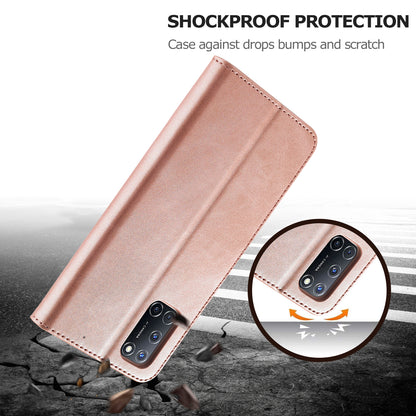 LC.IMEEKE for Oppo A74 5G/A93 5G/A54 5G Practical Wallet Stand Design Leather Mobile Phone Case