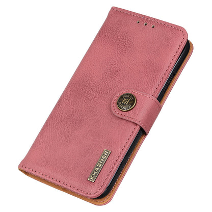 KHAZNEH Leather Protector Case Wallet Stand Phone Cover for Oppo F19 / A74 4G