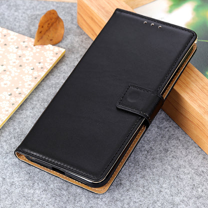 Magnetic Clasp PU Leather Protective Phone Wallet Stand Shell Case for Oppo F19 / Oppo A74 4G