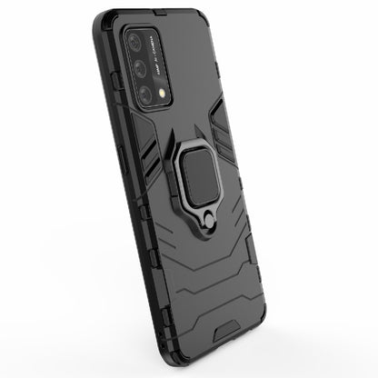 Kickstand Design Cool Guard PC + TPU Hybrid Phone Cover Case for Oppo A74 4G