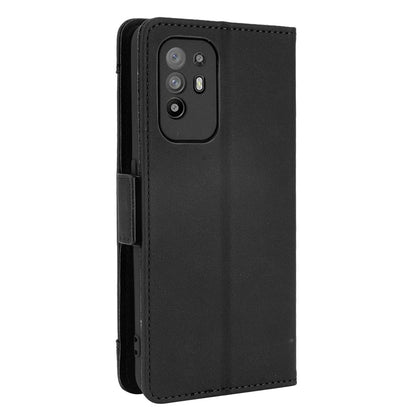 Leather Phone Wallet Design Stand Feature Protective Cover Case with Multiple Card Slots for Oppo A94 5G/Reno5 Z/F19 Pro+ 5G