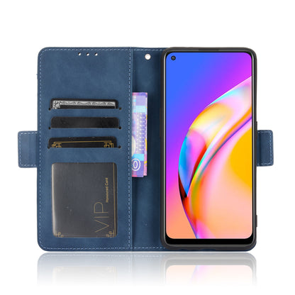 Leather Phone Wallet Design Stand Feature Protective Cover Case with Multiple Card Slots for Oppo A94 5G/Reno5 Z/F19 Pro+ 5G