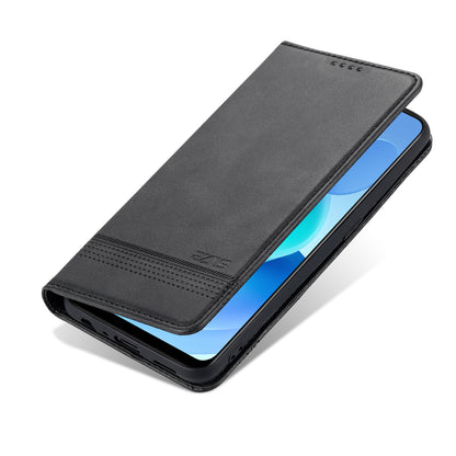 AZNS For Oppo A74 4G / Oppo F19 Phone Case Magnetic Absorption Folding Stand Flip Cover PU Leather Phone Protector with Wallet