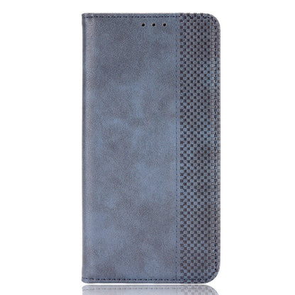 Wallet Stand Vintage Style Phone Case Magnetic Closure Leather Cover for Oppo F19/A74 4G