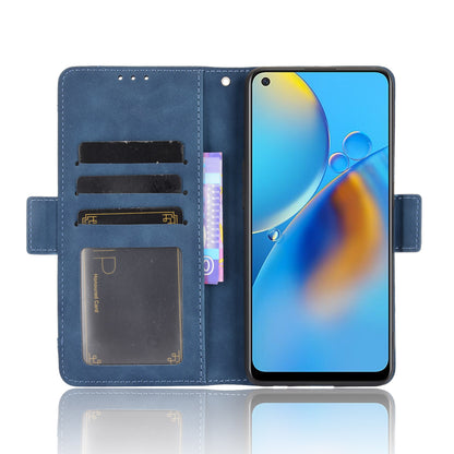 Multiple Card Slots Design Stand Leather Wallet Phone Case for Oppo A74 4G/F19